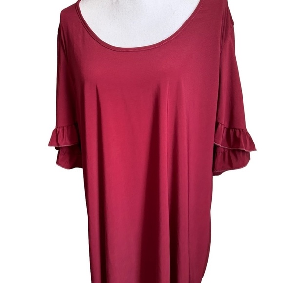 Star Vixen Women’s Ruffle Sleeve Top Size Large XL/2X - Picture 15 of 17